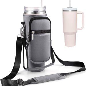 Bolsa de transporte con bolsillo para teléfono Stanley vaso de 40 onzas con asa y vaso Simple Modern de 40 onzas  Soporte para botella de agua para Bolsa de transporte con bolsillo para teléfono Stanley vaso de 40 onzas con asa y vaso Simple Modern de 40 onzas  Soporte para botella de agua para