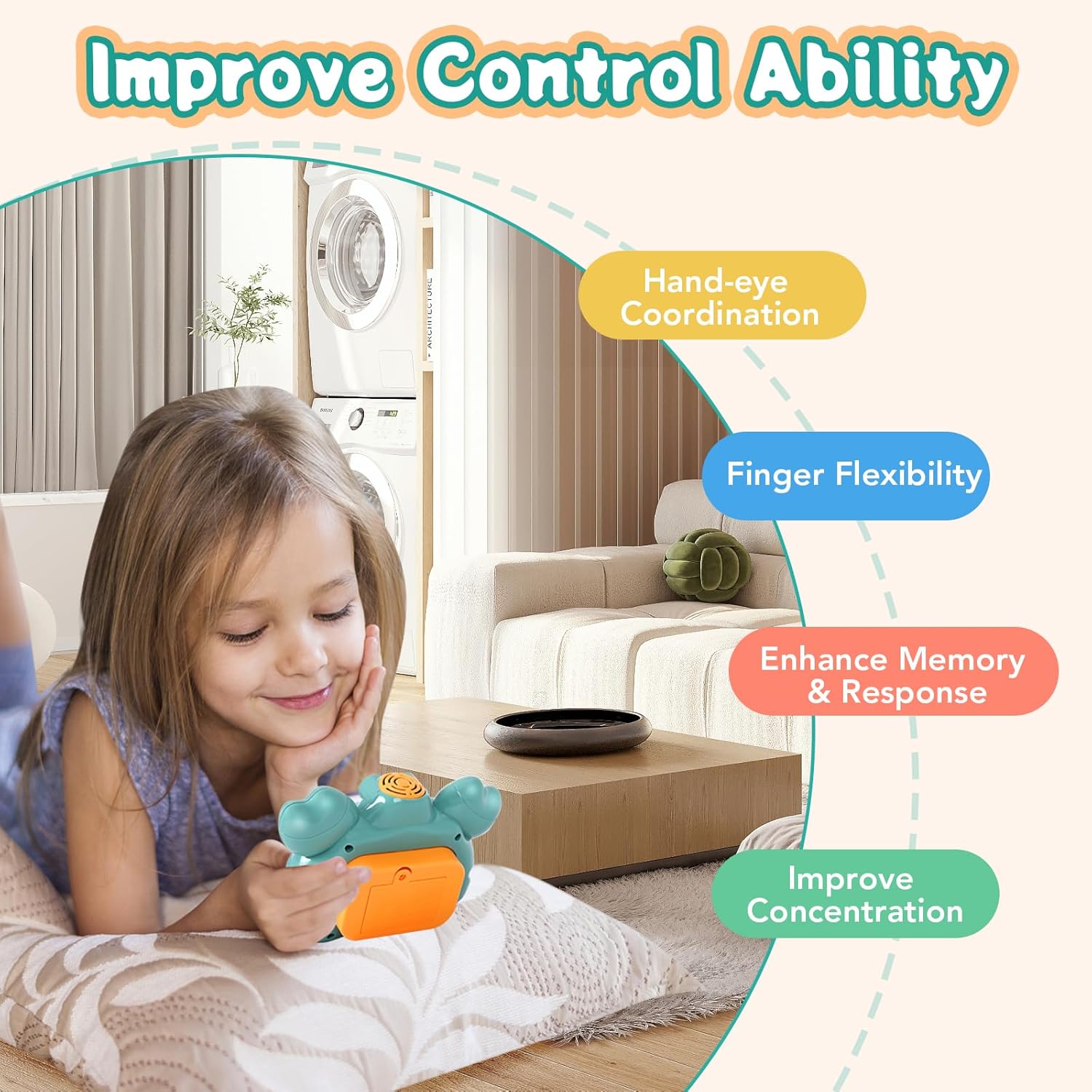 Juego de burbujas de empuje rápido para niños y adultos, juguetes de empuje rápido con sonido y luz, juguete sensorial para niños de 8 a 12 años,