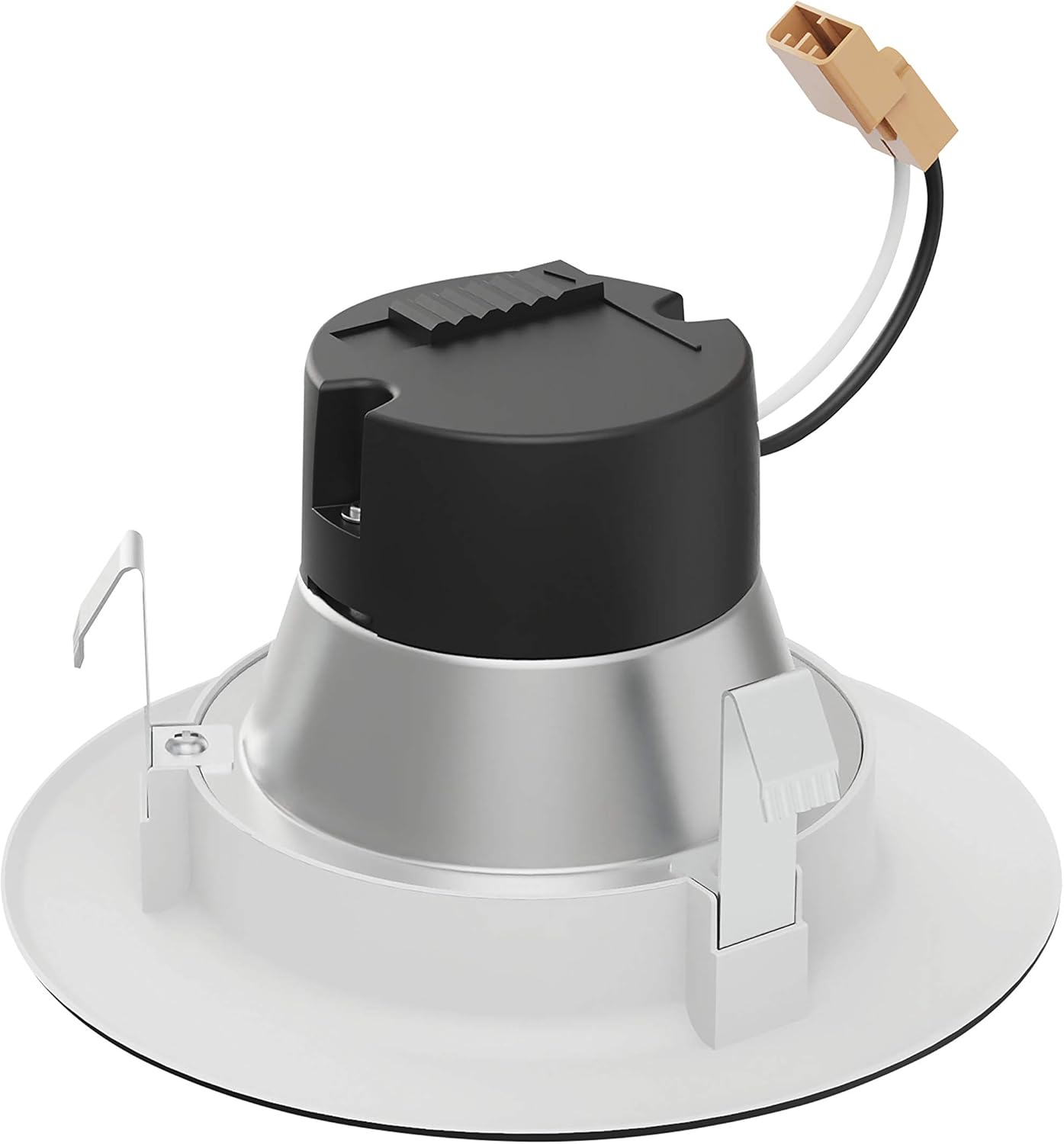 Satco S11835, 9 vatios retrofit LED Downlight 5 a 6 pulgadas Cct seleccionable 120 voltios regulable acabado negro para el hogar, oficina,