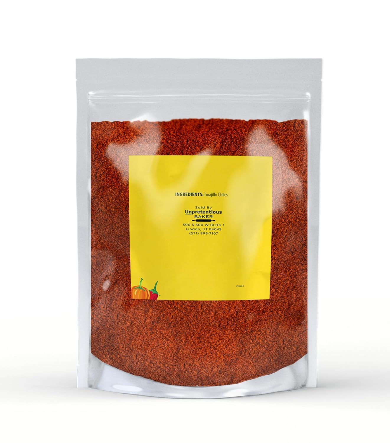 Unpretentious Guajillo Chile Polvo, 3 lb, Cocina Mexicana, Sopas y Salsas, Adobos