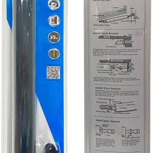 LULERJOR – Cierrapuertas de tormenta, cierre de puerta resistente con función de apertura y movimiento de cierre suave, para tormentas, puertas LULERJOR – Cierrapuertas de tormenta, cierre de puerta resistente con función de apertura y movimiento de cierre suave, para tormentas, puertas