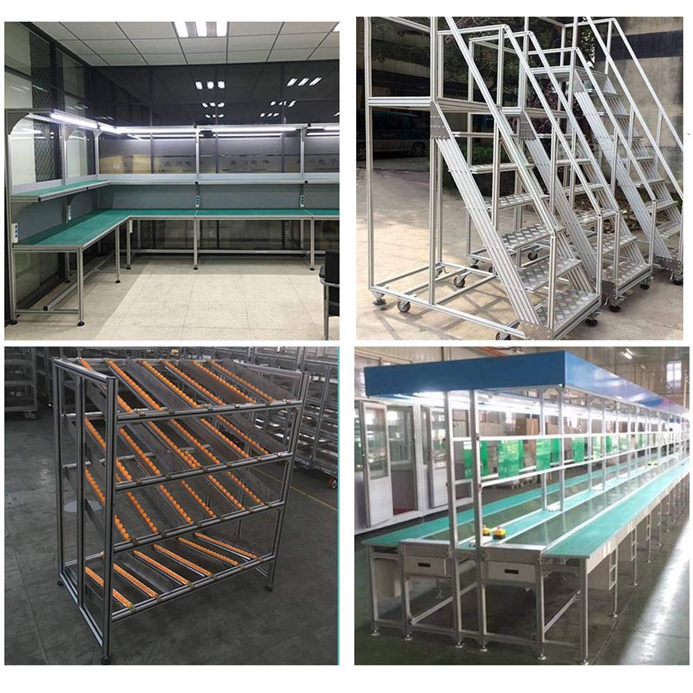 10 piezas de 59 pulgadas de extrusión de aluminio 2020, riel lineal anodizado con ranura en T, estándar europeo, para piezas de impresora 59inch y