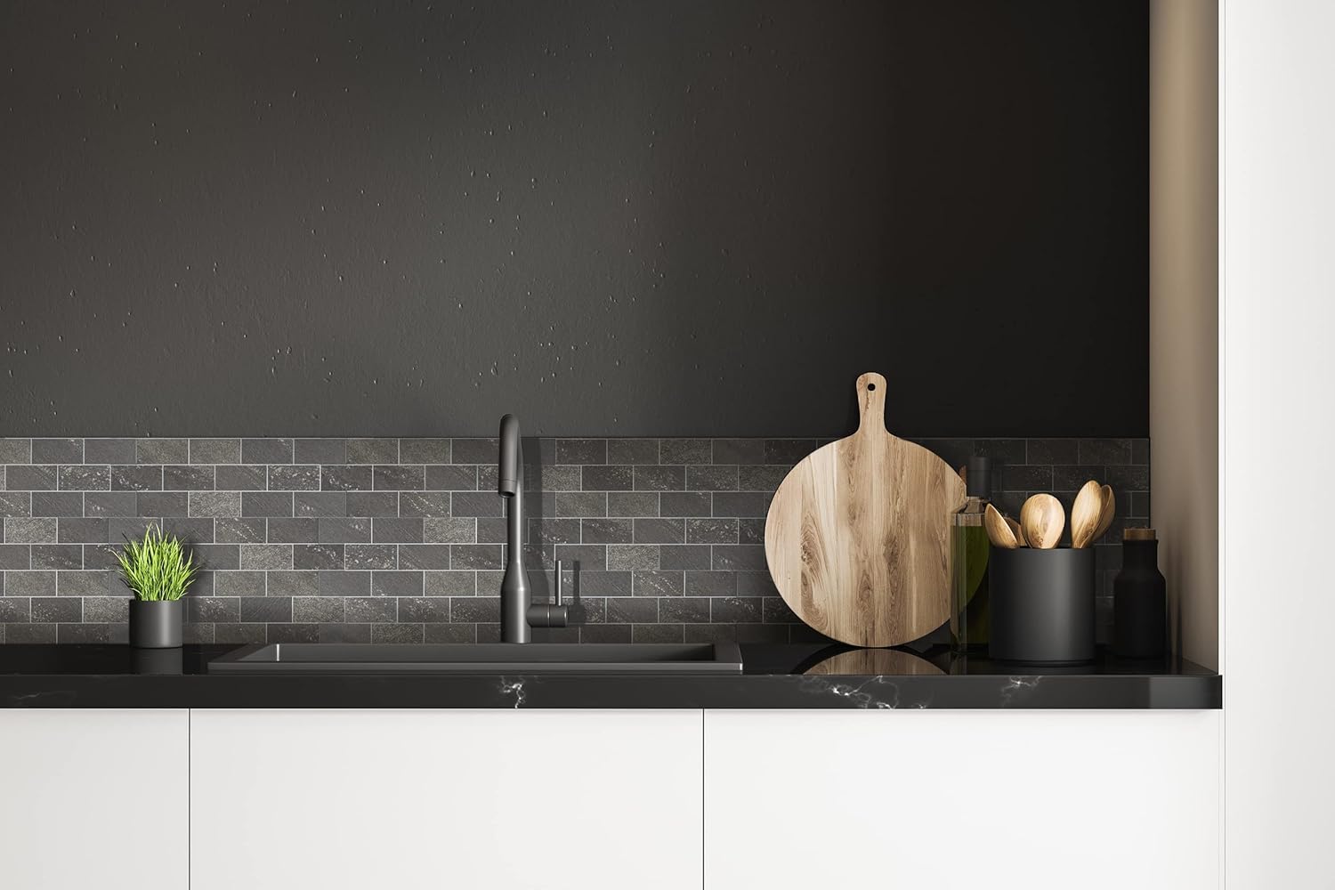 COLAMO Swatch – Azulejo rígido de metro grande de 3 x 6 pulgadas, para despegar y pegar, autoadhesivo, adhesivo en muro de cocina, superficie