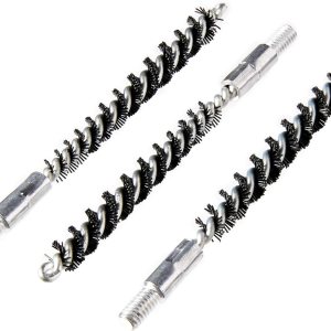 Tipton Cepillo de nailon calibre .17, paquete de 3 con núcleo de alambre duradero y cerdas de nailon para limpieza y mantenimiento de armas de fuego Tipton Cepillo de nailon calibre .17, paquete de 3 con núcleo de alambre duradero y cerdas de nailon para limpieza y mantenimiento de armas de fuego