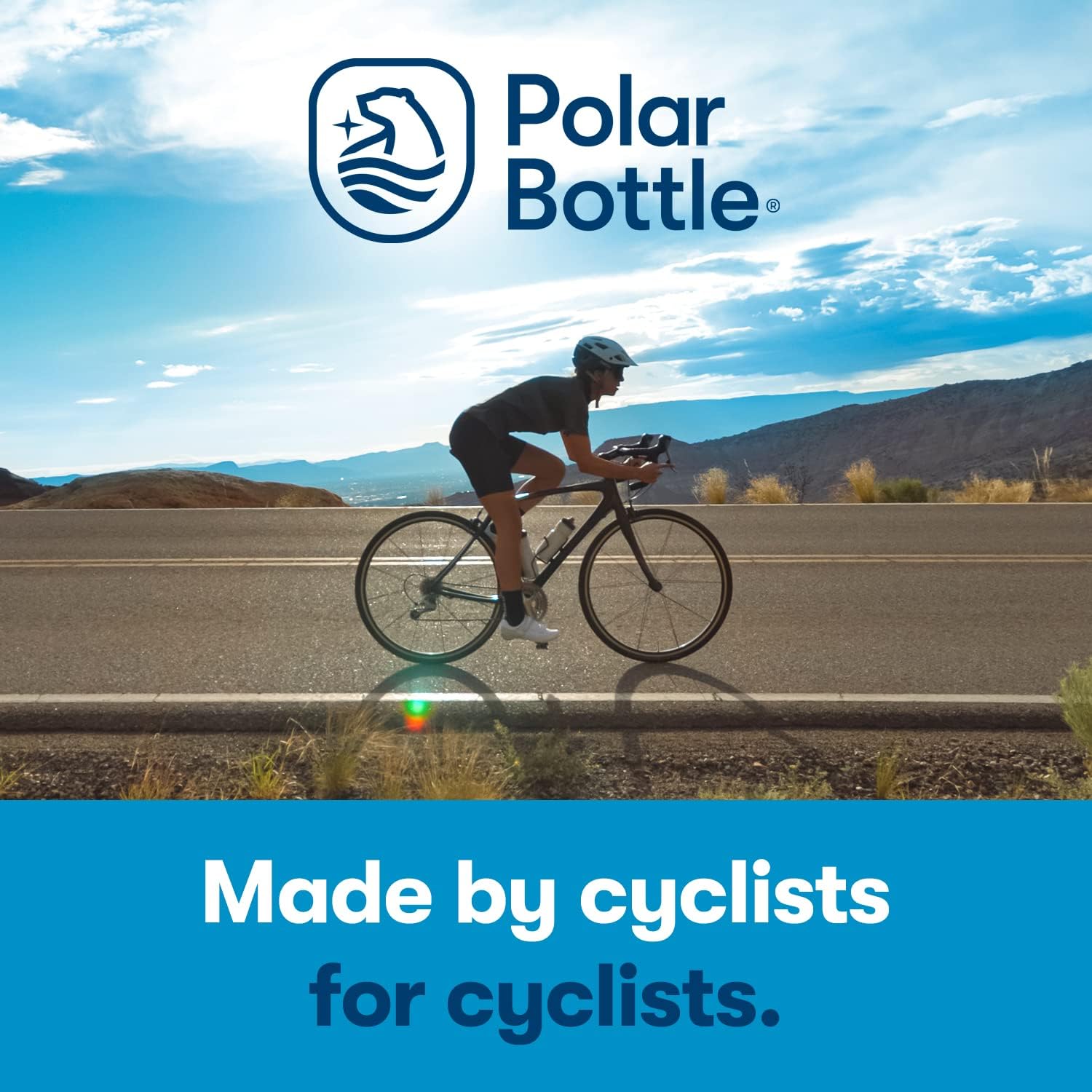 Polar Bottle Breakaway – Botella de agua con aislamiento sin bisfenol A, para ciclismo y deportes