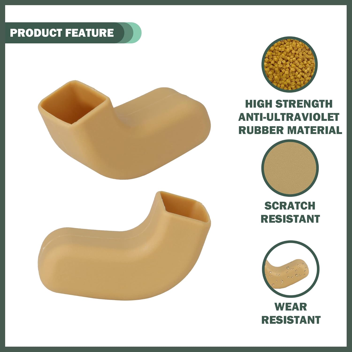 Gold Sand Factory – Cubiertas de gancho de remolque para Jeep Wrangler JK JL y Gladiator JT 2007-2023, añade agarre acolchado a la recuperación de