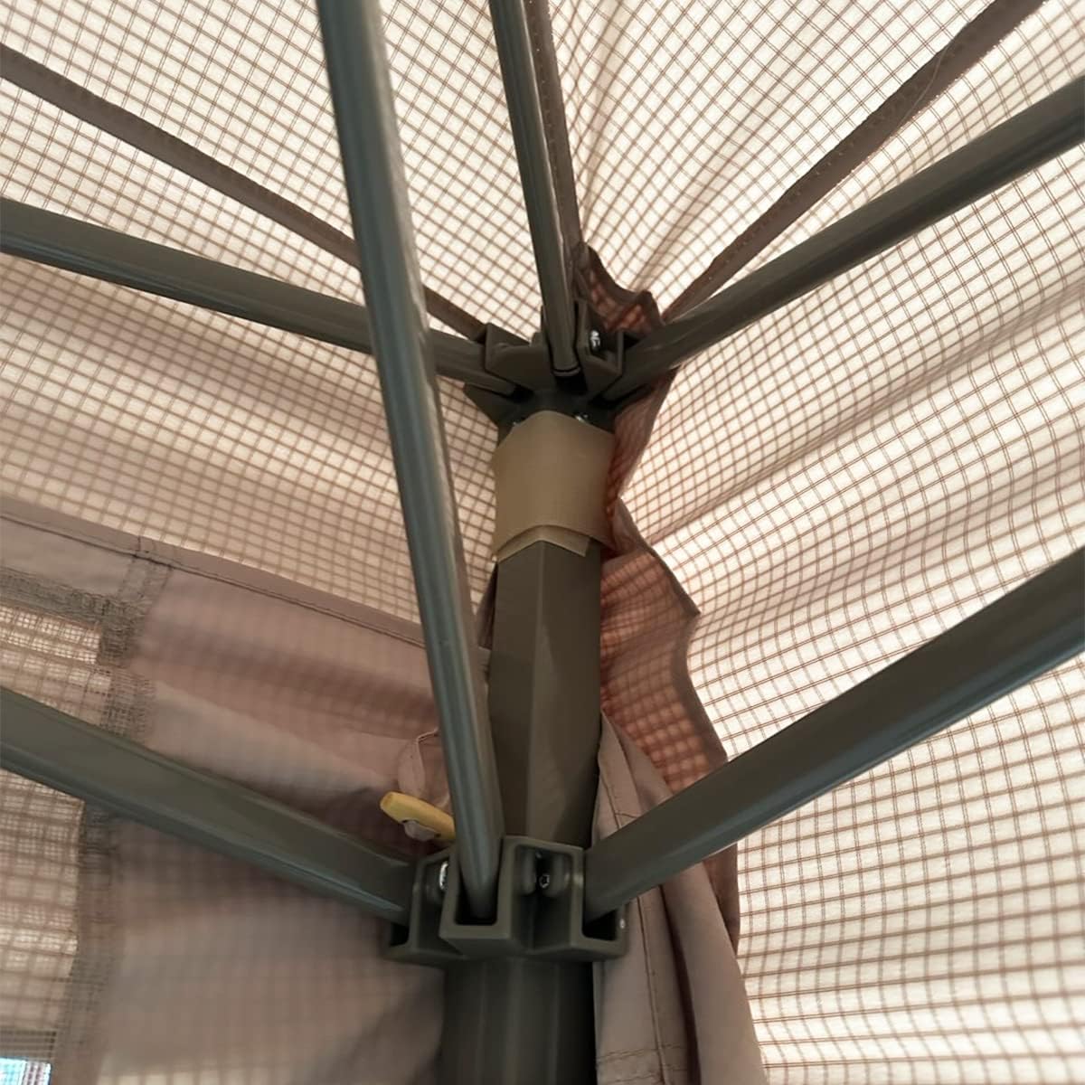 Garden Winds Cubierta superior de repuesto de ajuste personalizado compatible con el cenador desplegable Hampton Bay Stockton de 11 x 11 pulgadas,