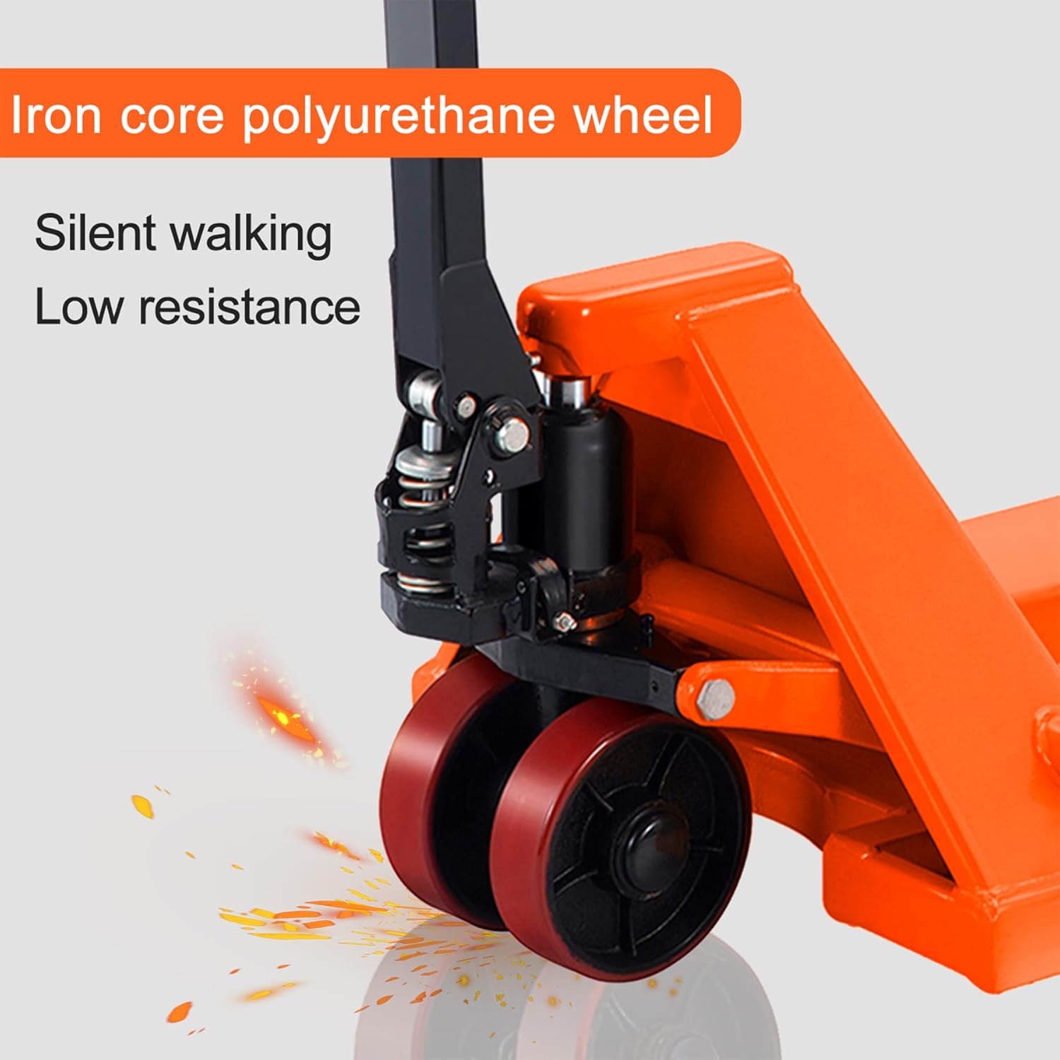 Tory Carrier Manual Pallet Jack 5500lbs Capacidad, Pallet Truck de mano 48″ L × 21″ W Tamaño de la horquilla