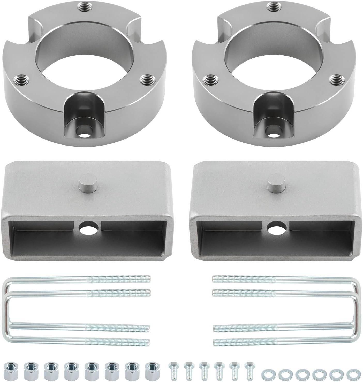 maXpeedingrods Kit de elevación de nivelación trasera delantera de 3 pulgadas y 2 pulgadas para Toyota Tacoma 1995-2004 2WD 4WD, solo 6 lengüetas,