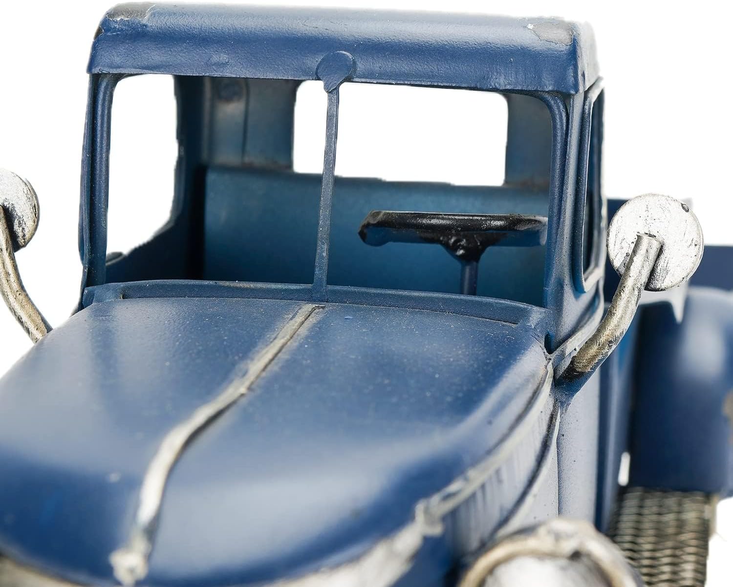 SOFFEE DESIGN Vehículos coleccionables clásicos de 12 pulgadas, decoración de hierro modelo Pick-up, figura coleccionable, soporte de vino de