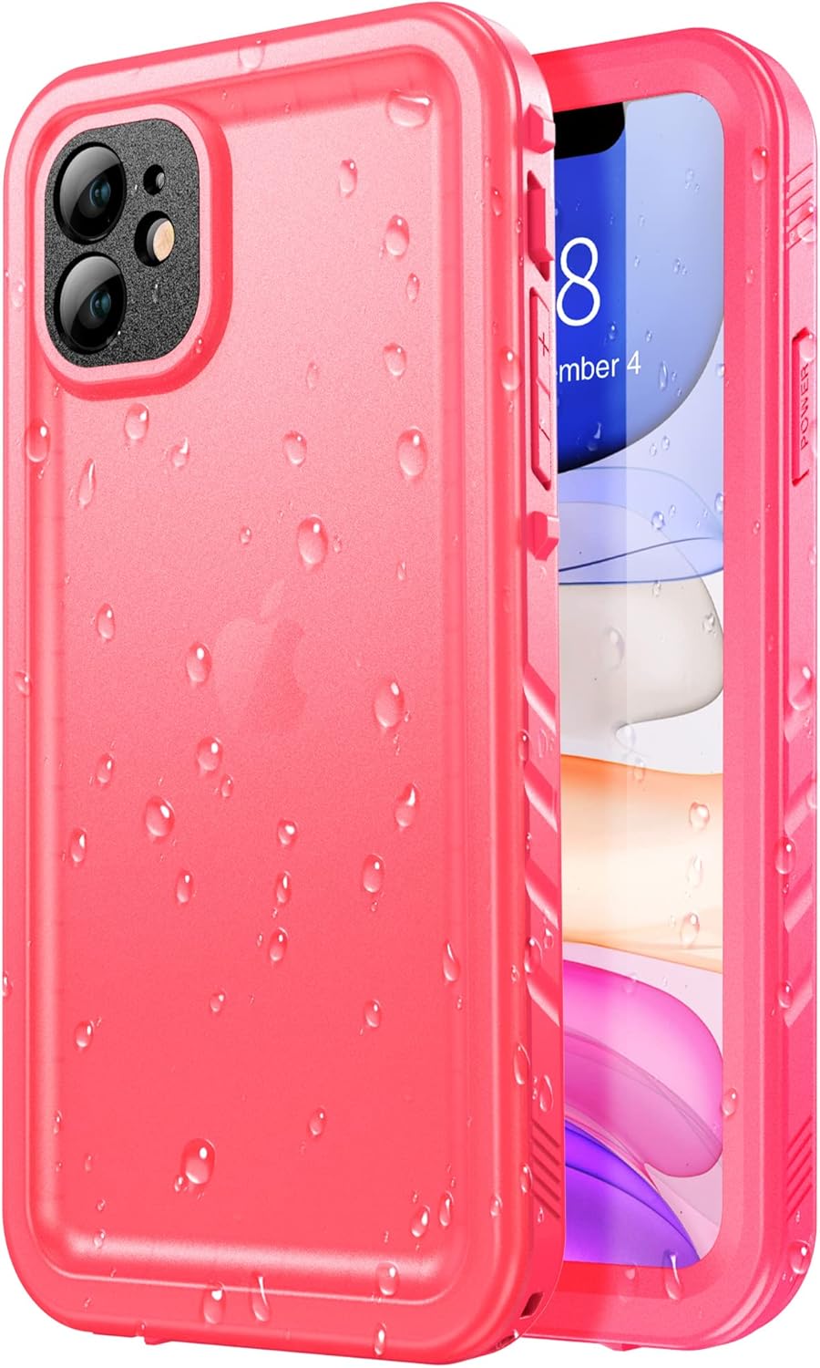 SPORTLINK Funda impermeable para iPhone 11, de cuerpo completo, protección resistente, cubierta completamente sellada, a prueba de polvo, protector