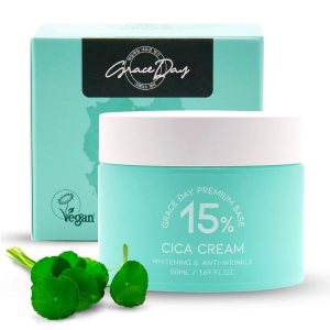 Cica (Centella Asiatica) Crema facial. Certificado 100% VEGANO. Crema de día y noche profundamente nutritiva e hidratante, contiene fuertes Cica (Centella Asiatica) Crema facial. Certificado 100% VEGANO. Crema de día y noche profundamente nutritiva e hidratante, contiene fuertes