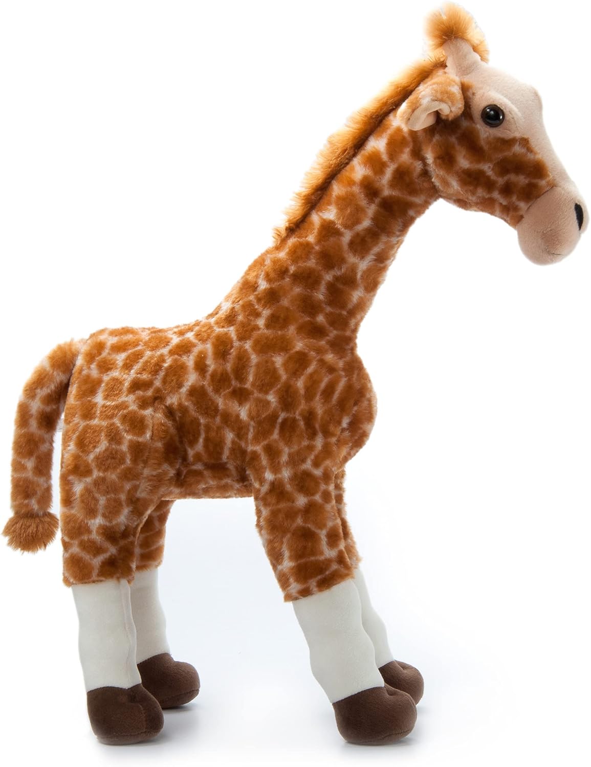 The Petting Zoo Jirafa de peluche de pie, regalos para niños, animales salvajes del zoológico Onez, juguete de peluche de jirafa gigante de pie, 24