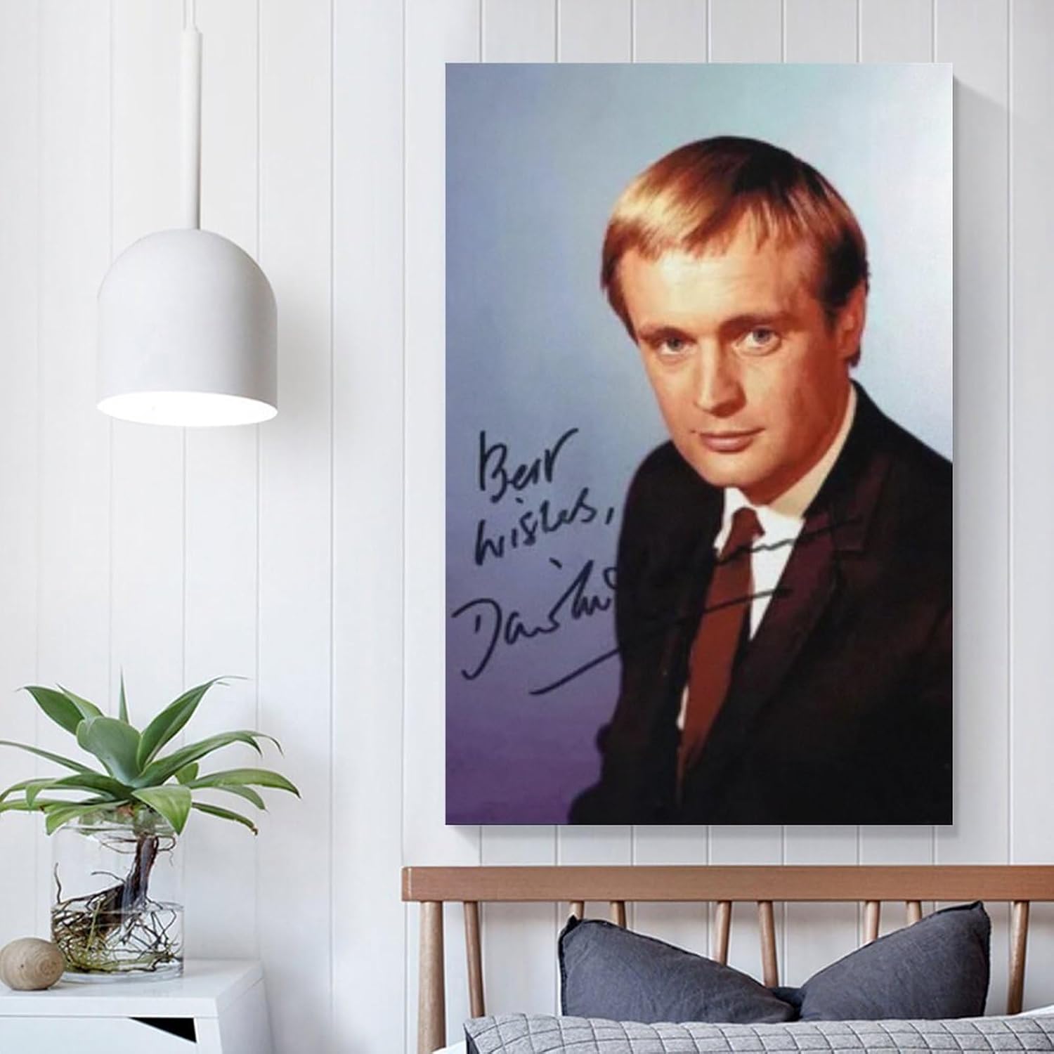 Póster de David McCallum (31) impresión de imágenes de arte de pared, póster de lienzo, obras de arte, idea de regalo, estética, 16 x 24 pulgadas