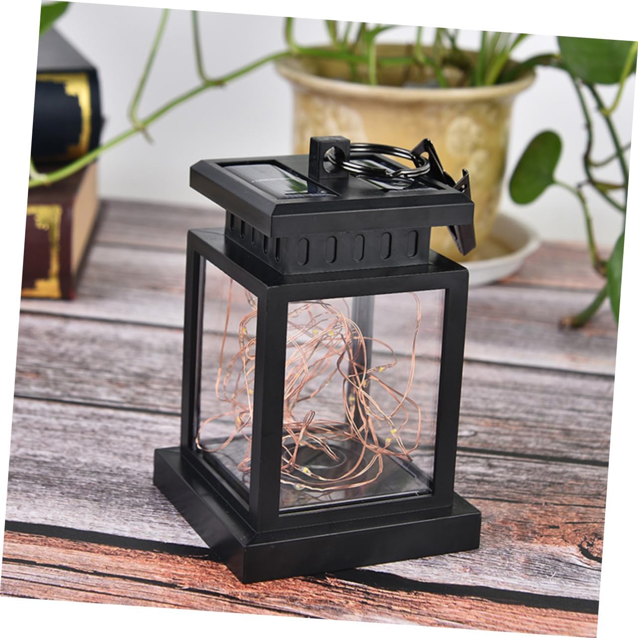 Housoutil 2 unids luces solares al aire libre lámpara solar al aire libre LED luces solares al aire libre linterna solar lampara para exterior luces