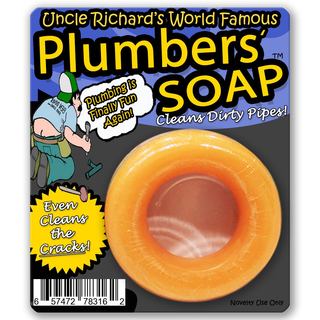 Jabón de fontaneros del tío Richard limpia tuberías sucias, regalos de fontanero para hombres, regalos de manitas, jabón para hombres, rellenos de