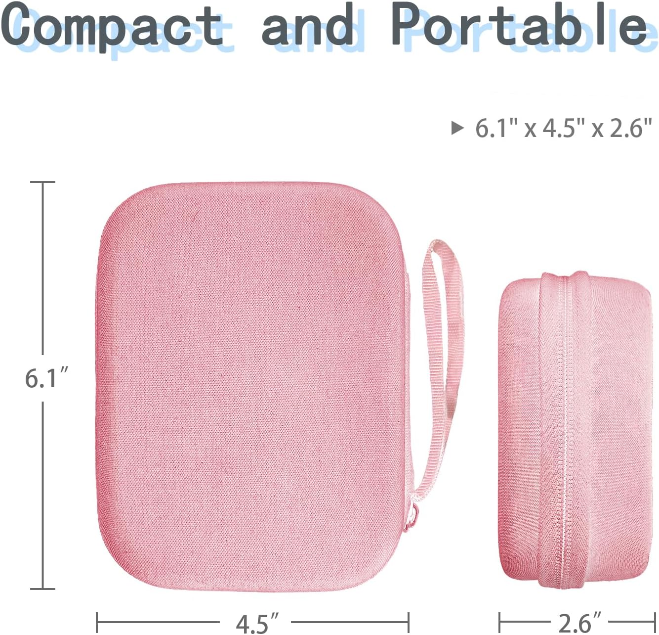 Organizador electrónico de viaje, estuche rígido de viaje pequeño, organizador de cables, bolsa de almacenamiento portátil impermeable para cable,