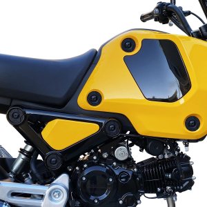 KEMIMOTO Arandelas Verge de colores compatibles con motocicletas Grom 2022, 2023, 2024, juego completo de aluminio, 12 piezas (negro) KEMIMOTO Arandelas Verge de colores compatibles con motocicletas Grom 2022, 2023, 2024, juego completo de aluminio, 12 piezas (negro)