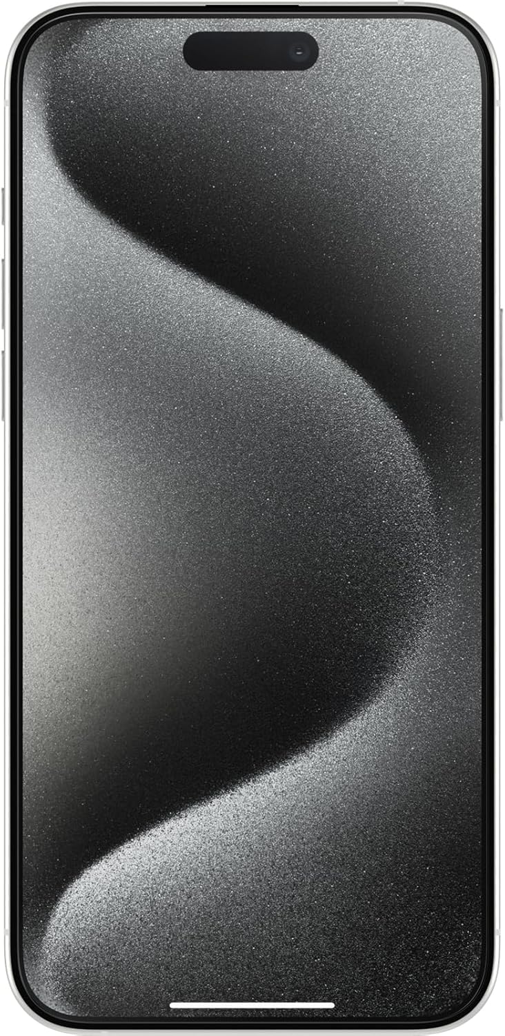 OtterBox Protector de pantalla de vidrio para iPhone 15 Pro MAX (solamente), protección contra arañazos, claridad impecable, resistente a las