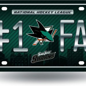 NHL #1 Etiqueta de matrícula de metal para ventilador NHL #1 Etiqueta de matrícula de metal para ventilador