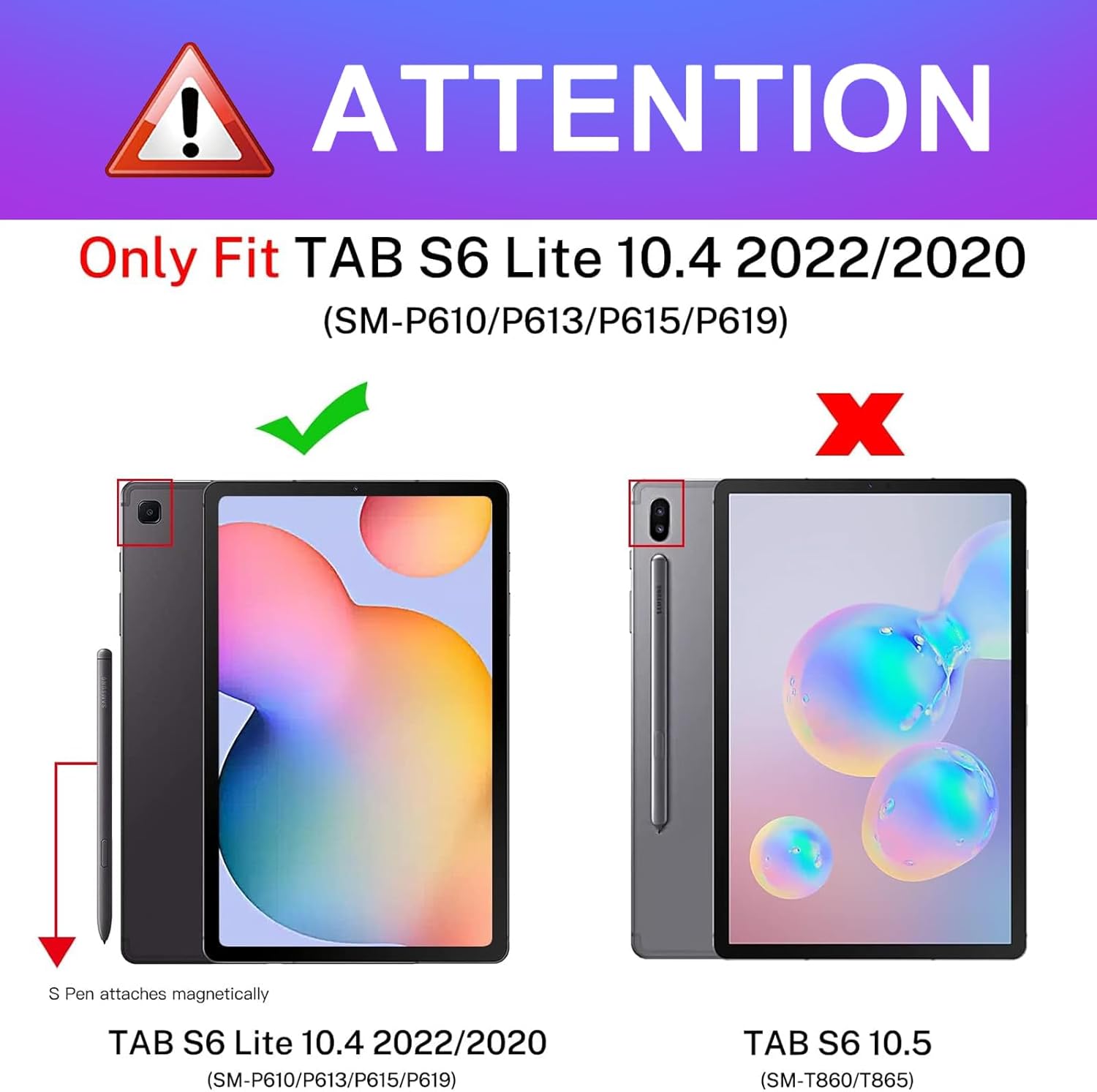 Besoar Funda para Galaxy Tab S6 Lite de 10.4 pulgadas 20202022 para niñas, niños, adolescentes, niños y mujeres, lindo diseño de dibujos animados
