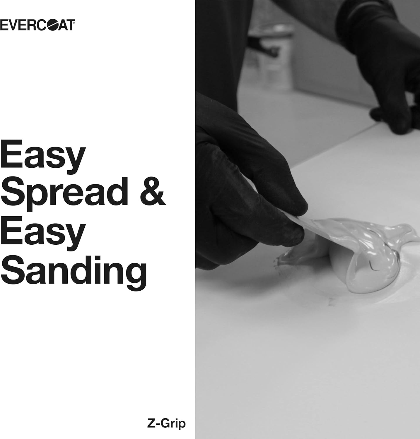 Evercoat 282 Z-Grip relleno liviano sin obstrucción, galón (incluye endurecedor en crema color azul)