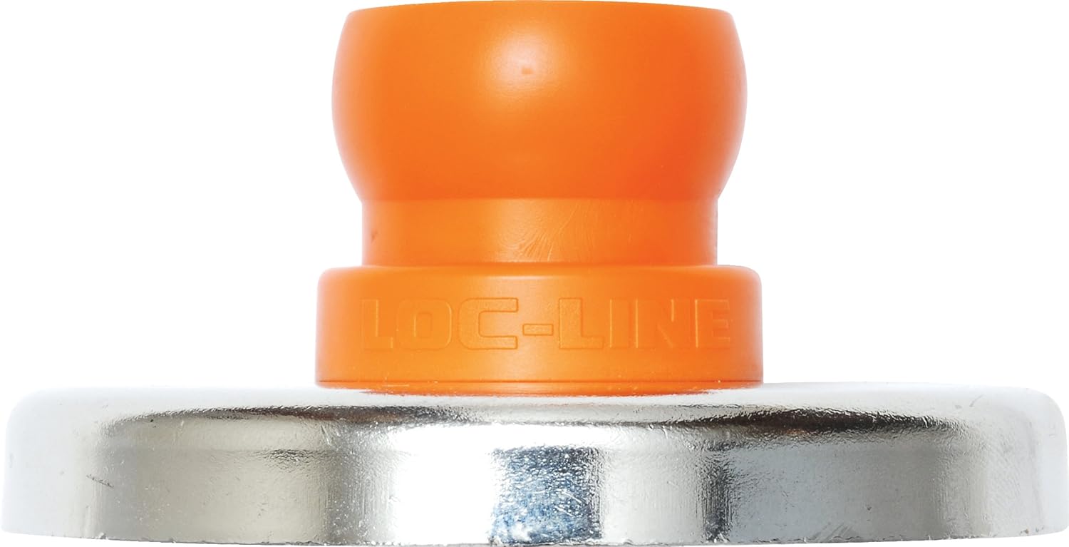 Loc-Line -60532 Componente de manguera de refrigerante, copolímero de acetal, base magnética, identificación de manguera de 34″