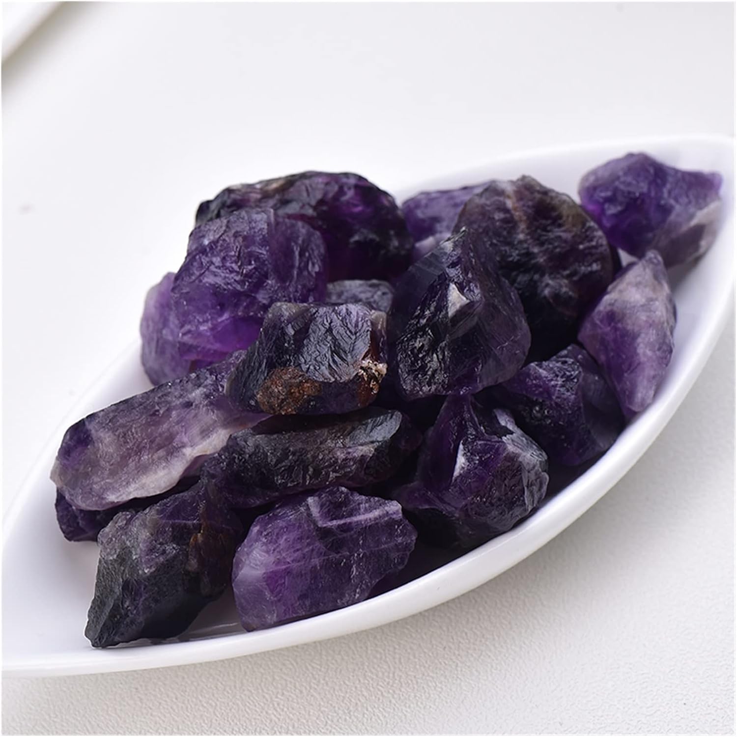 Feng Shui Decorar 1 pieza de amatista natural piedra irregular púrpura grava espécimen de cristal de cuarzo crudo accesorio de regalo decoración del
