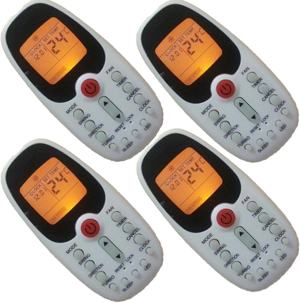 Generic Mando a distancia de aire acondicionado de repuesto para Midea Komeco Zamil Cooline R06bge R06bgce