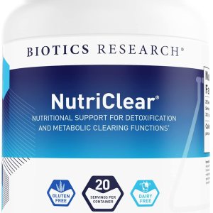 Biotics Research NutriClear – Polvo. Apoyo nutricional para la desintoxicación y la limpieza metabólica. Composición corporal saludable. Glutatión. Biotics Research NutriClear – Polvo. Apoyo nutricional para la desintoxicación y la limpieza metabólica. Composición corporal saludable. Glutatión.