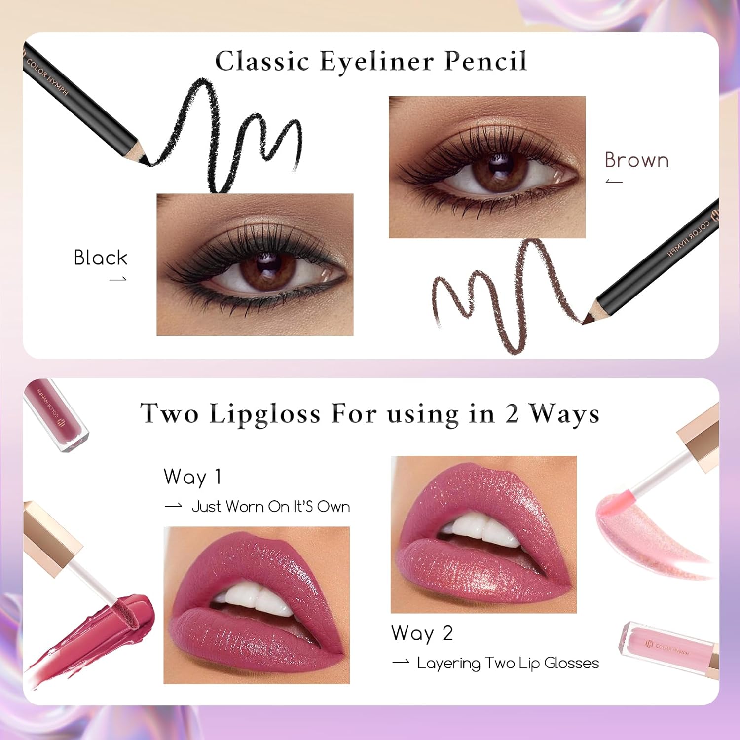 Kit de maquillaje para adolescentes con estuche de tren, juegos de regalo de maquillaje portátil para principiantes, incluye 32 colores de sombra de