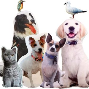 Almohada personalizada con forma de mascota con foto como regalo de cumpleaños, Navidad, día de San Valentín para familiares y amigos, regalo Almohada personalizada con forma de mascota con foto como regalo de cumpleaños, Navidad, día de San Valentín para familiares y amigos, regalo
