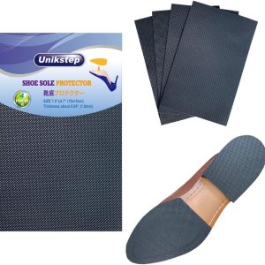 Unikstep Protector de suela de zapatos de 4 piezas antideslizante (Negro) Unikstep Protector de suela de zapatos de 4 piezas antideslizante (Negro)