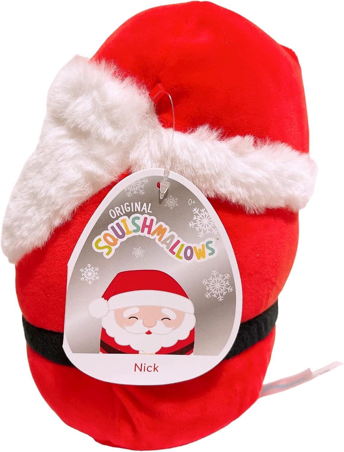 Squishmallows Kellytoy – Muñeca de peluche de Navidad de 8 pulgadas (Nick The Santa A), SQX21-8AST-C
