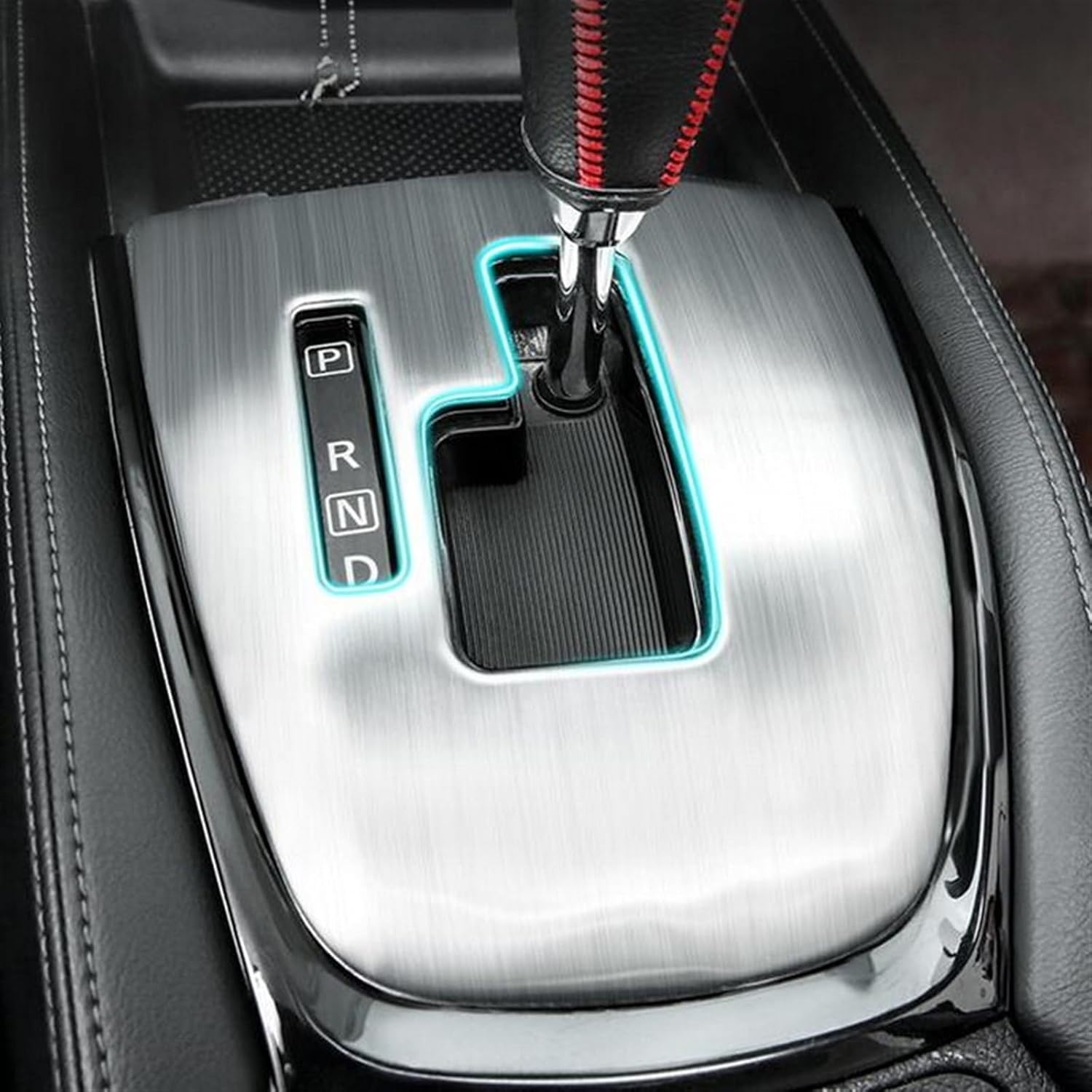 Adhesivo decorativo para Nissan X-Trail T32 Rogue 2014-2020, accesorios de protección interna (color plateado)