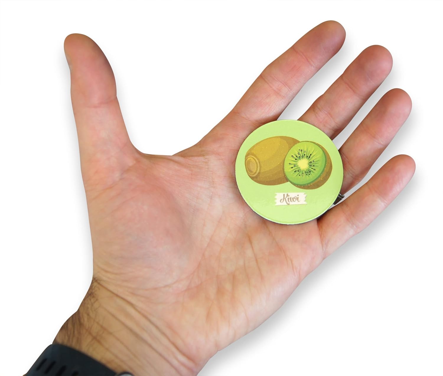 Novel Merk Kiwi – Imanes para frigorífico, diseño de kiwi y pancarta para nevera, regalos, decoración, recuerdos de fiesta y premios (paquete de 10)