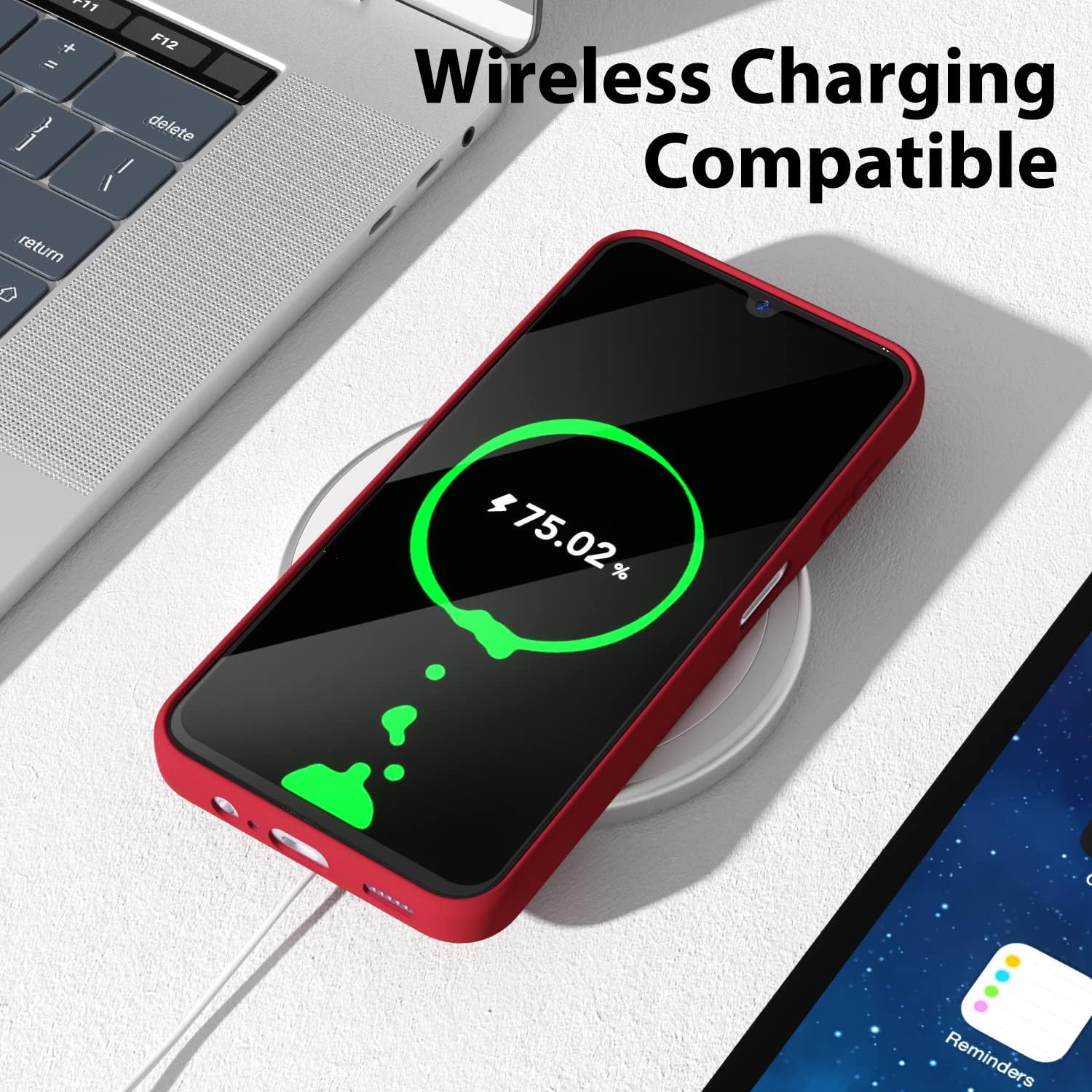 oakxco Funda para teléfono Samsung Galaxy A14 5G de silicona líquida, bonita funda delgada y delgada de goma suave de TPU para mujeres y niñas,