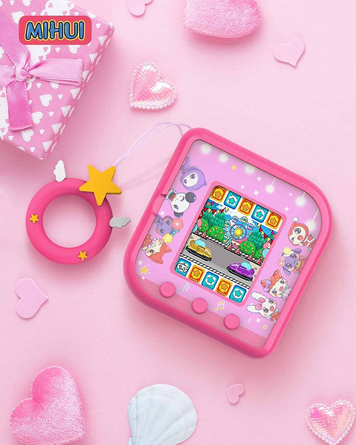 Mascota virtual electrónica nano digital para niños y niñas, regalos de fiesta de cumpleaños de Navidad (pantalla de color)