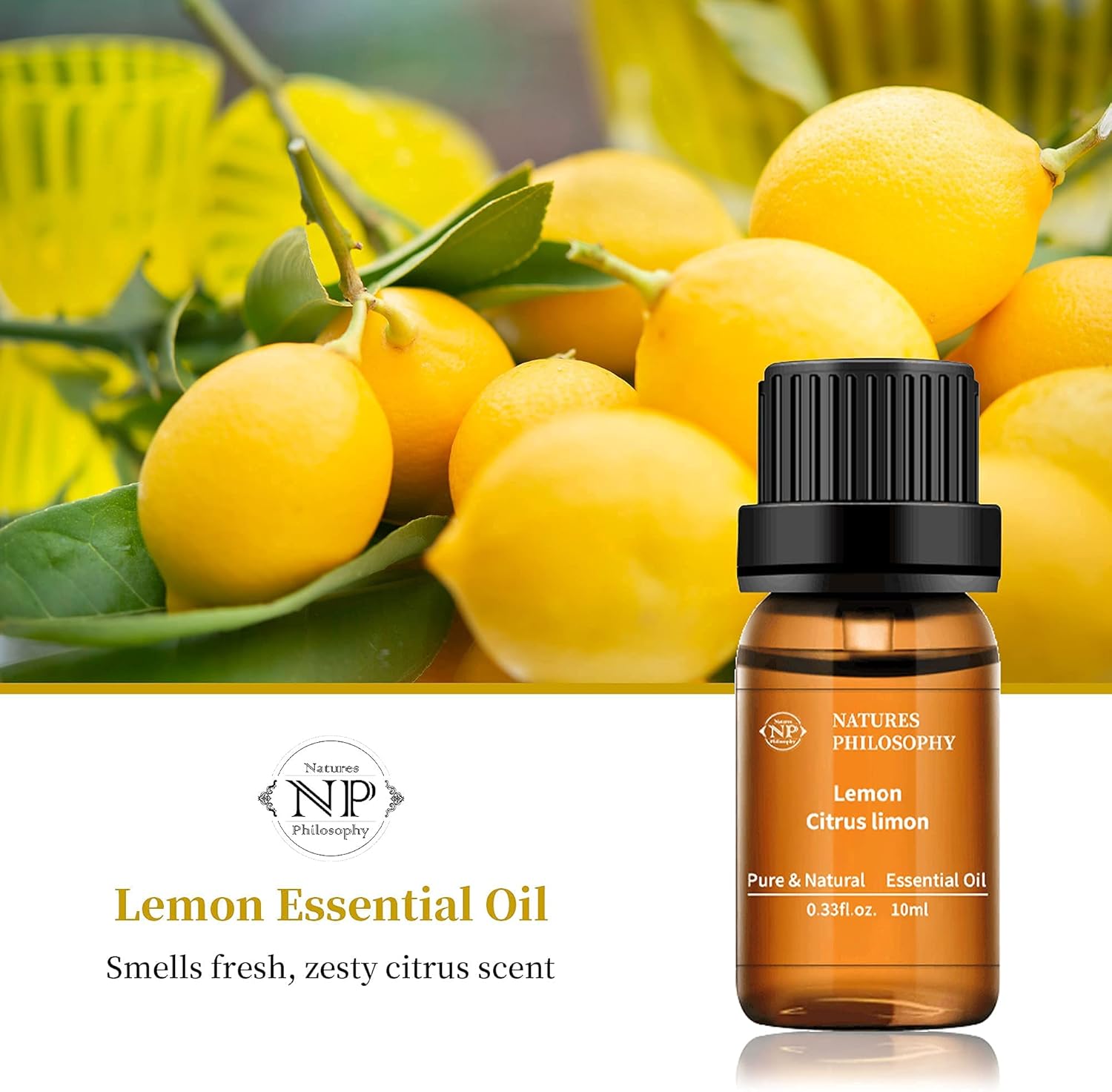 Paquete de 2 aceites esenciales de limón, aceites esenciales de limón 100% puro orgánico para difusor, aromaterapia, masaje, fabricación de jabón,