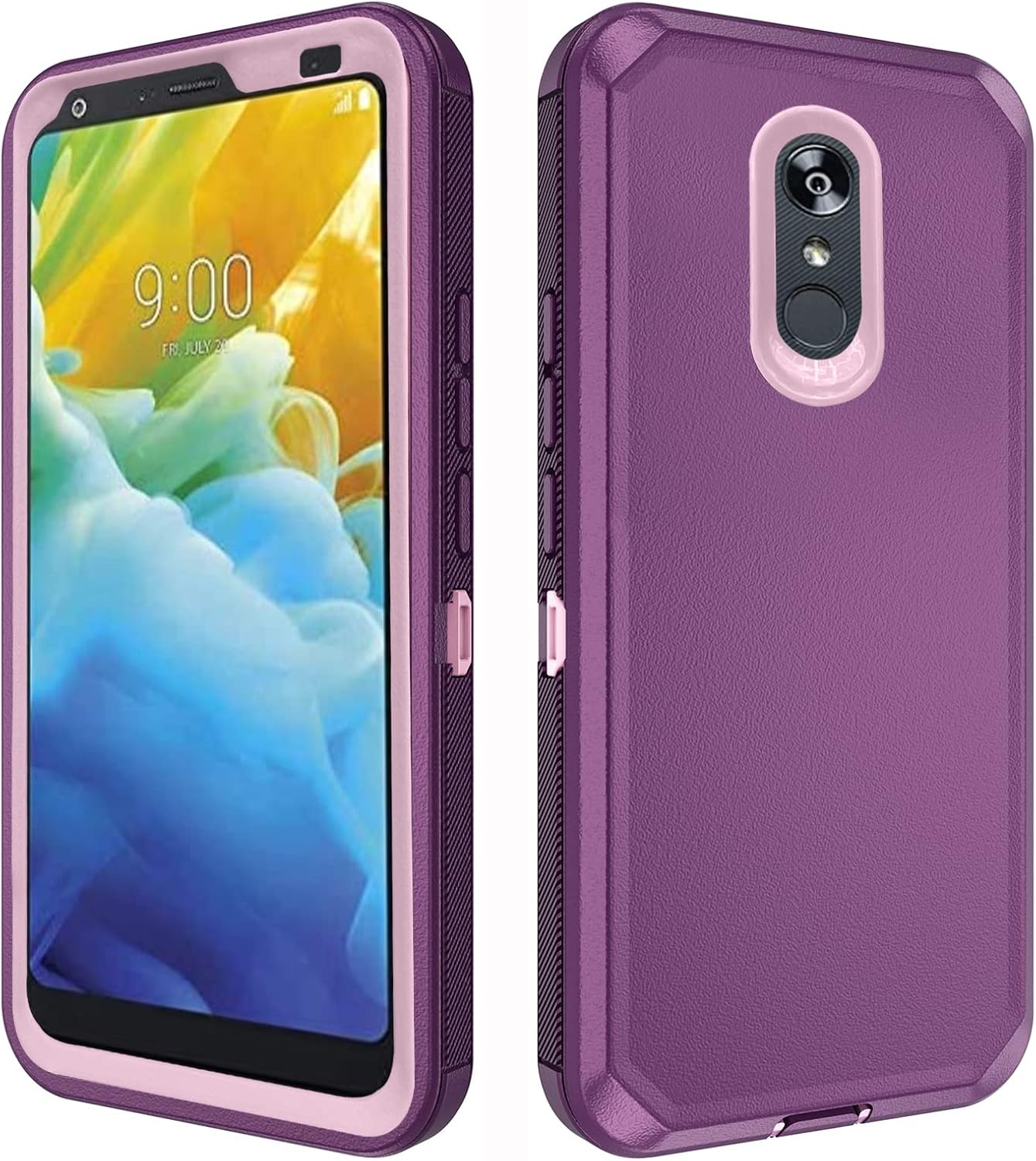Asuwish Funda de teléfono para LG Stylo 4, funda híbrida resistente a prueba de golpes, cuerpo completo, resistente, accesorios móviles Stylo4 Plus