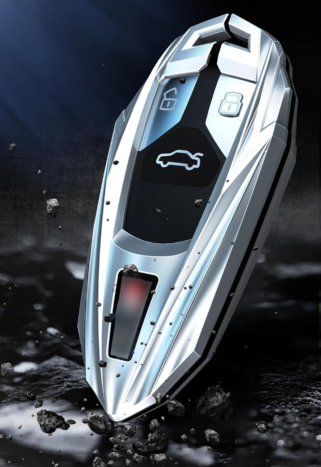 Funda deportiva de aleación de zinc para llavero de entrada sin llave para Audi R8 Q5 Q7 S3 S4 S5 S6 S7 S8 SQ5 RS5 RS7 A4 A5 A6 A7 A8