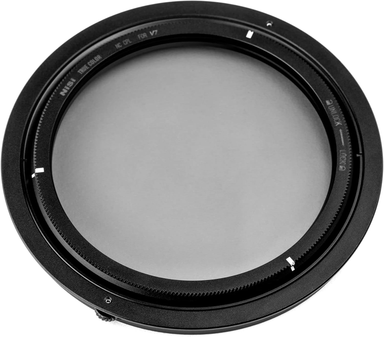 NiSi Kit portafiltros V7 de 3.937 in con CPL color verdadero – Incluye anillo adaptador de 2.638-3.228 in, 2.835-3.228 in y 3.031-3.228 in