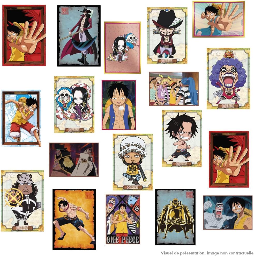 Panini – Una pieza 2 Pochettes 5 Pegatinas y Boite de 36
