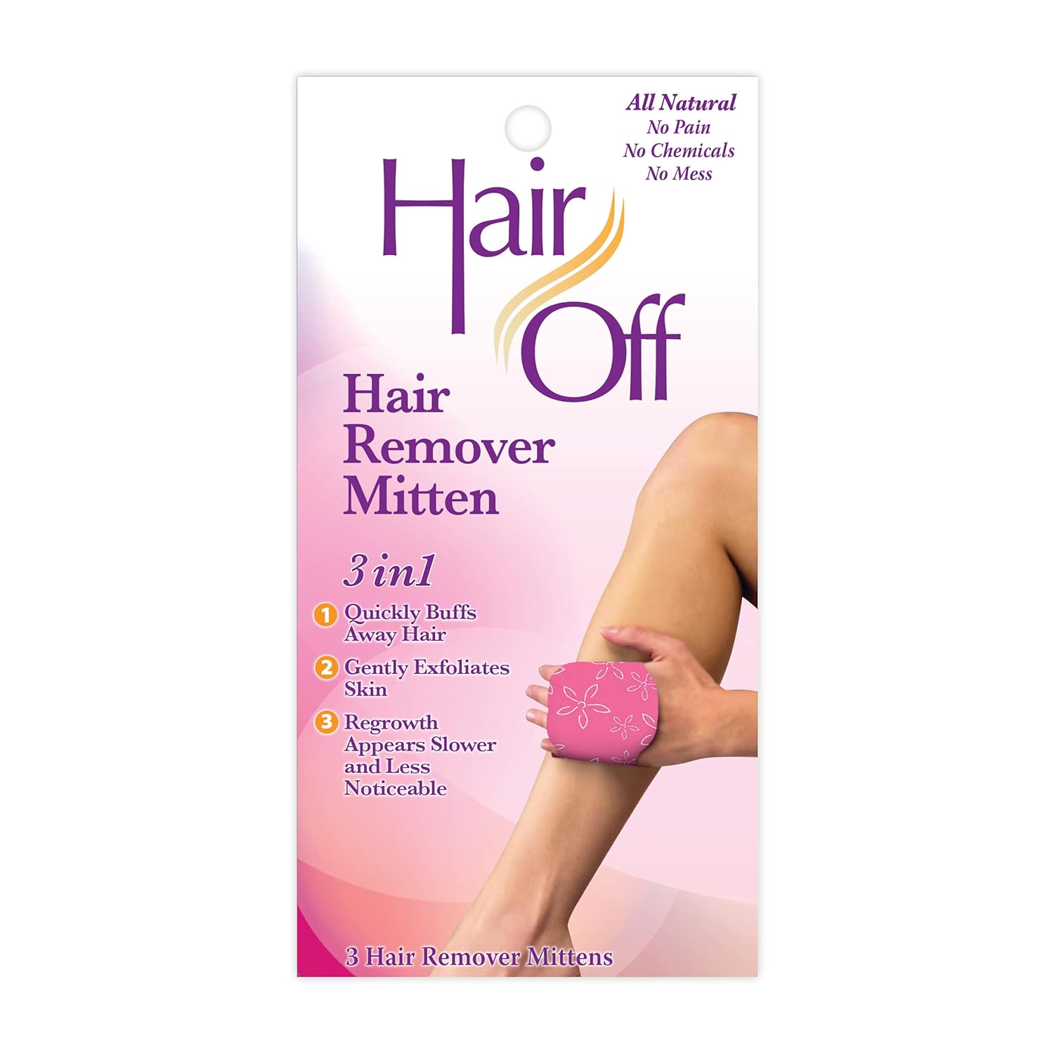 Manoplas removedoras de pelo, totalmente natural, sin dolor y sin productos químicos, depilación de cuerpo completo, retarda y disminuye el nuevo