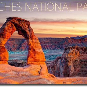 Imán para nevera con diseño de arco en arco nacional Arches, tamaño 2.5″ x 3.5″ Imán para nevera con diseño de arco en arco nacional Arches, tamaño 2.5″ x 3.5″