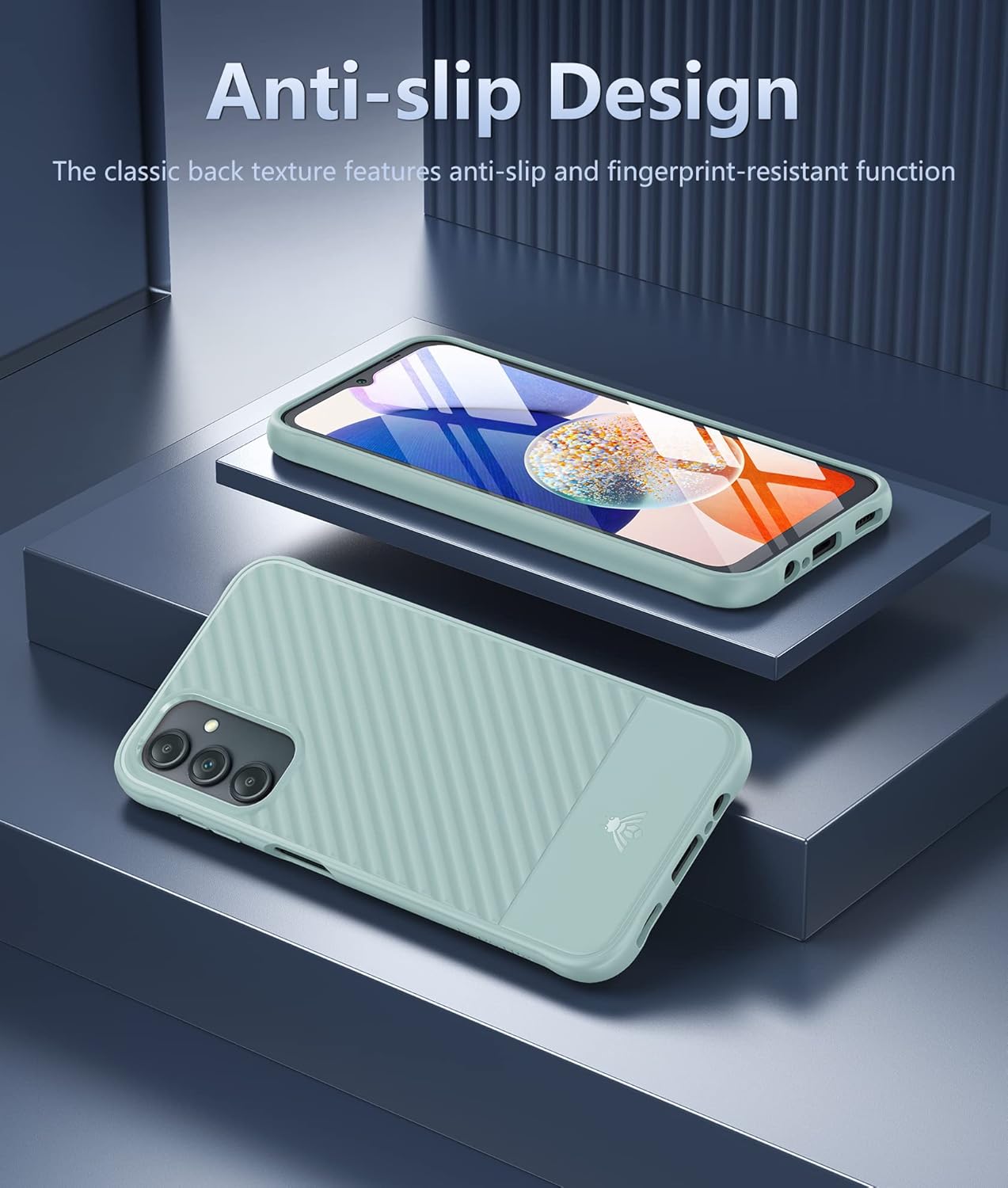 FNTCASE Funda protectora delgada para Samsung Galaxy A14-5G TPU suave delgada protectora Phonecase a prueba de golpes anticaída Protección de cuerpo