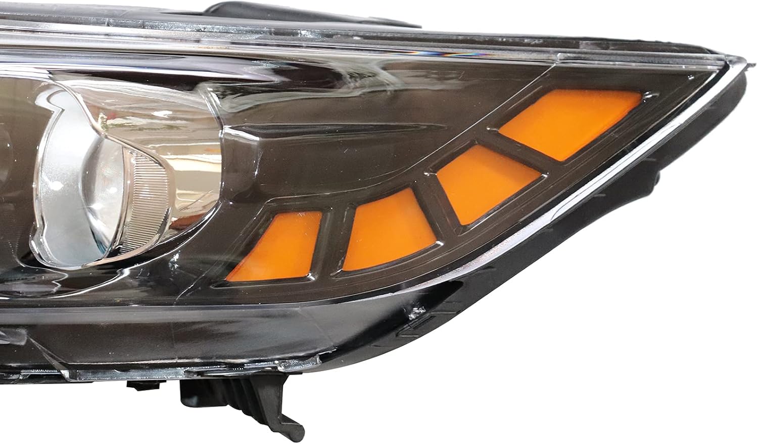 Para 2011 2012 2013 Kia Optima Halógeno Faro Faro Reemplazo Izquierdo Lado Conductor Lente Transparente Carcasa Cromo (lado izquierdo)