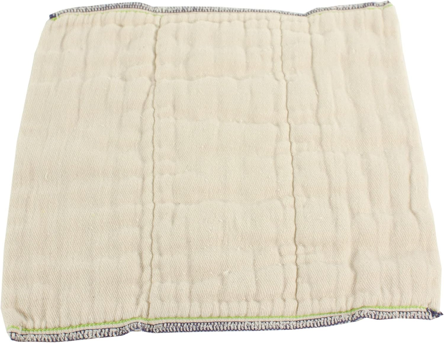 OsoCozy Pañales de tela preplegados de algodón orgánico que mejor se ajustan a capas de 4 x 8 x 4 pulgadas (6 unidades)  Supersuaves, gruesos,