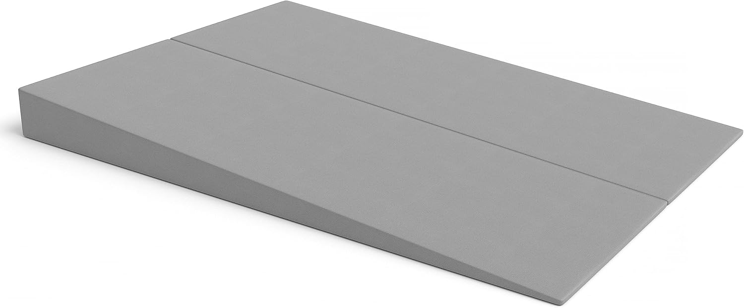 Fundas para elevador de colchón Avana – Tamaño Queen, solo fundas, poliésteralgodón, gris