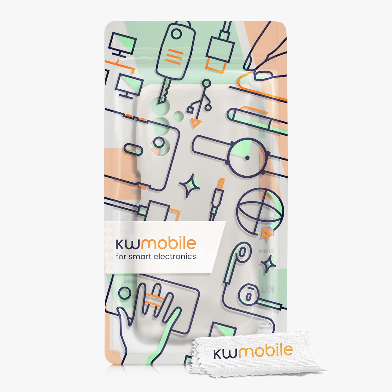 kwmobile Funda compatible con Samsung Galaxy A13 5G – Funda delgada de silicona TPU – Acabado suave al tacto – Blanco mate